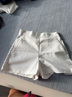 Zara White High Waist Women’s Shorts